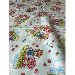 VINTAGE 2004 Strawberry Shortcake and Huckleberry Pie Fabric  44" X 80"